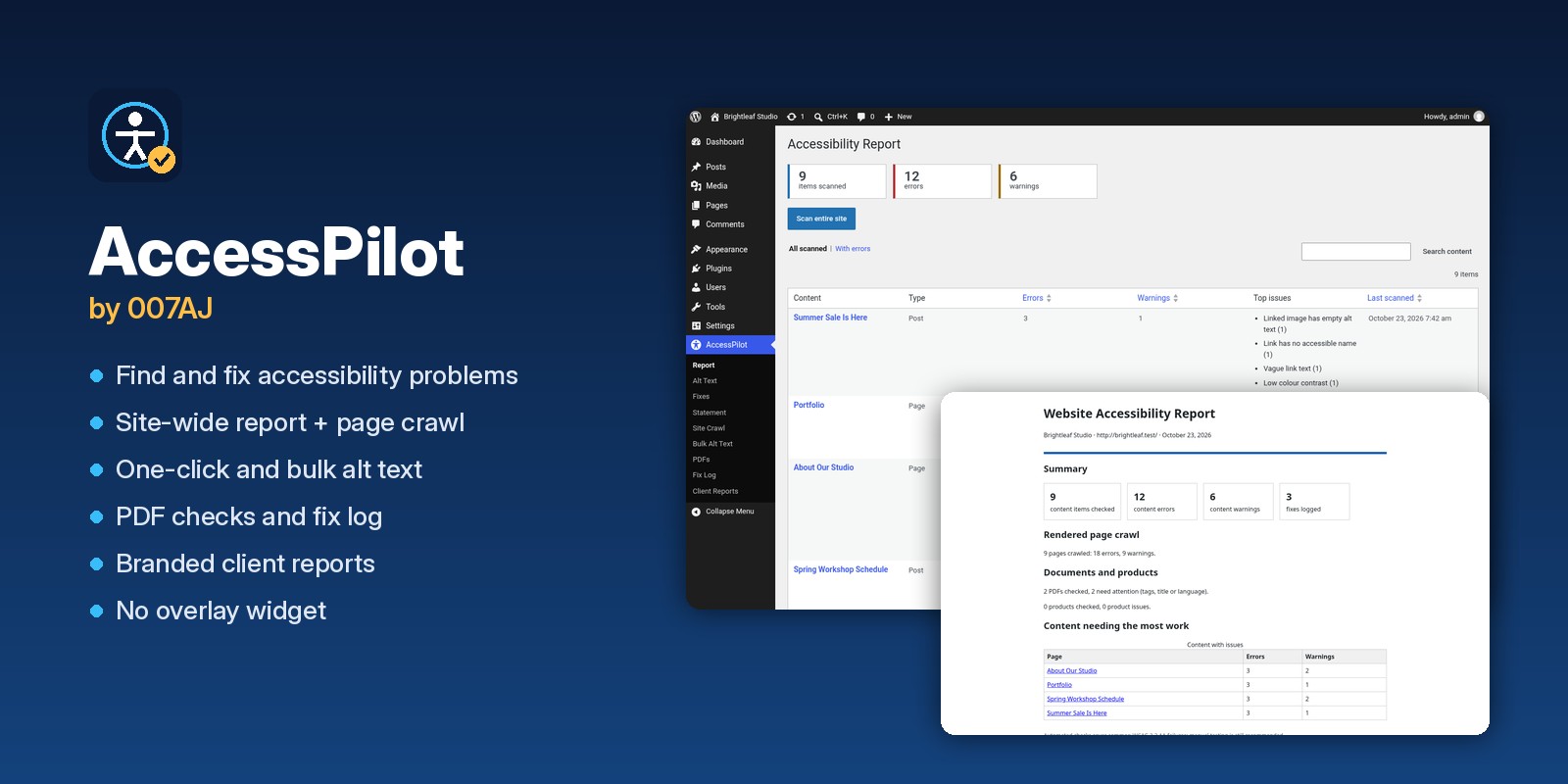 AccessPilot preview
