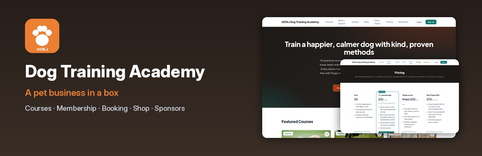 Dog Training Academy banner