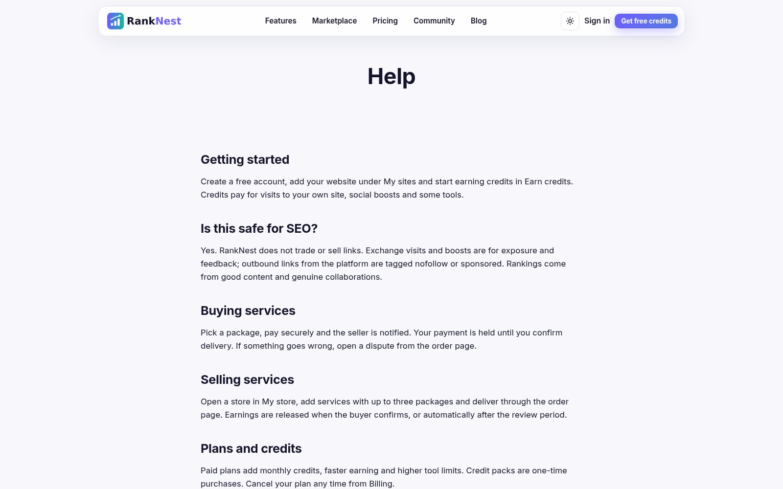 RankNest help center