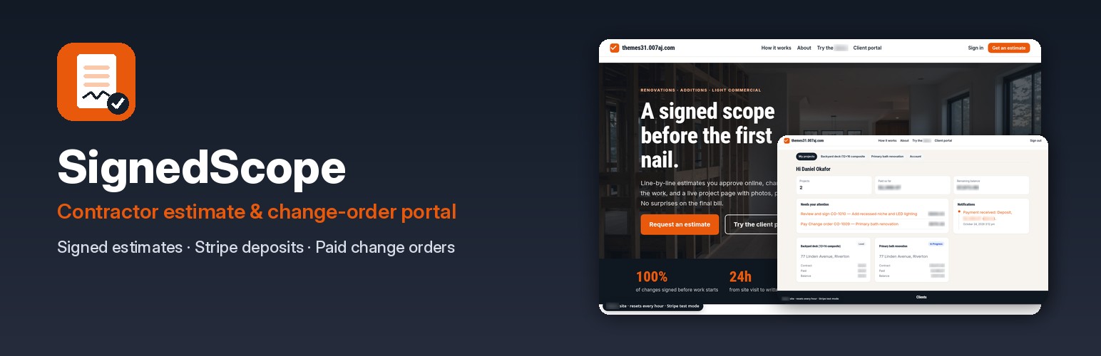 SignedScope banner