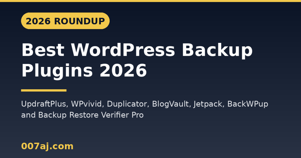 Best WordPress Backup Plugins in 2026 (Free and Paid Compared)