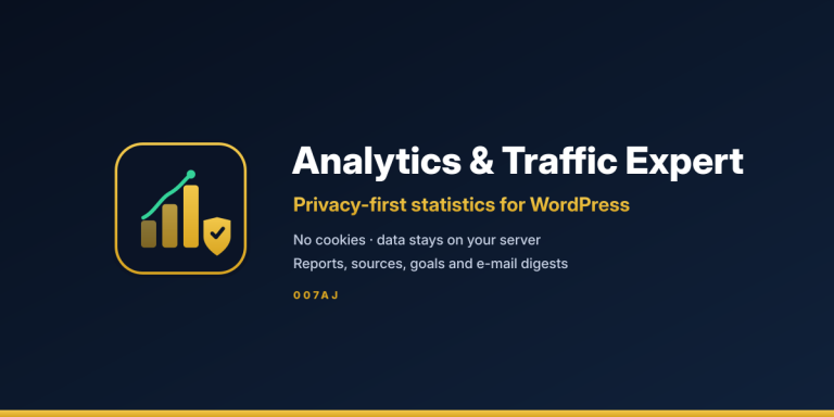 007AJ Analytics & Traffic Expert