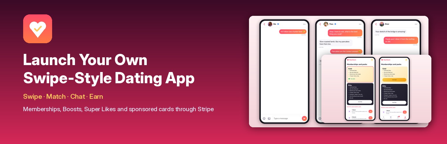 Launch your own swipe-style dating app