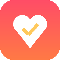 Swipe-style dating app icon