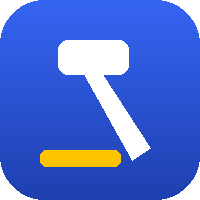 eBay-style auction marketplace icon