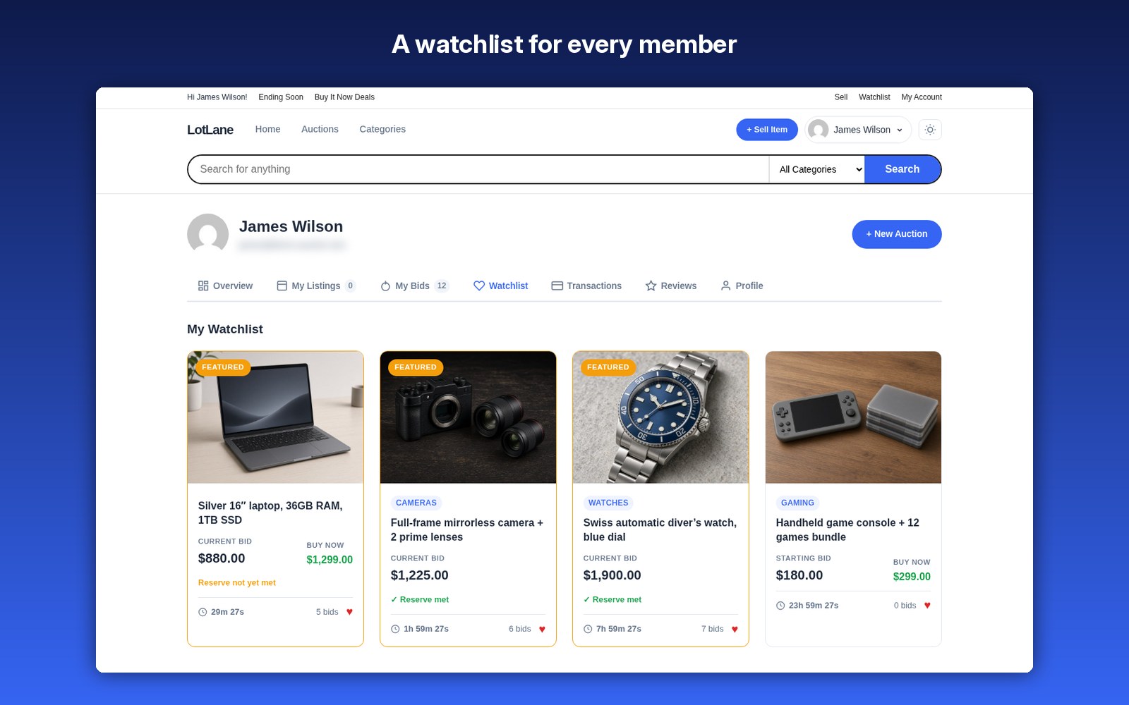 A watchlist for every member