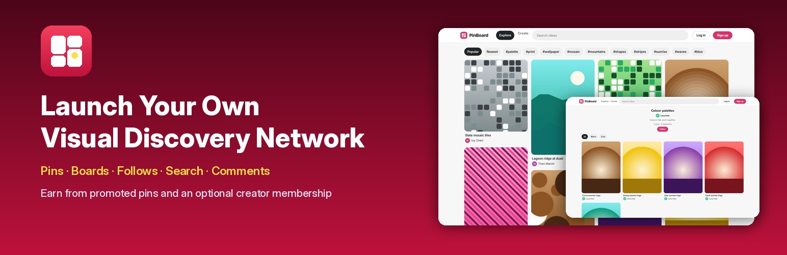 Launch your own visual discovery network