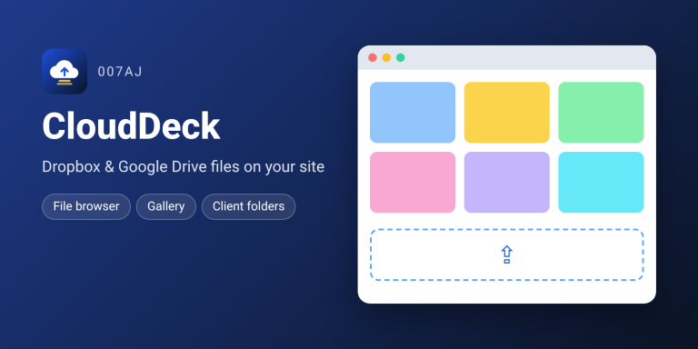Professional WordPress Plugin to Connect Dropbox & Google Drive to Your Site