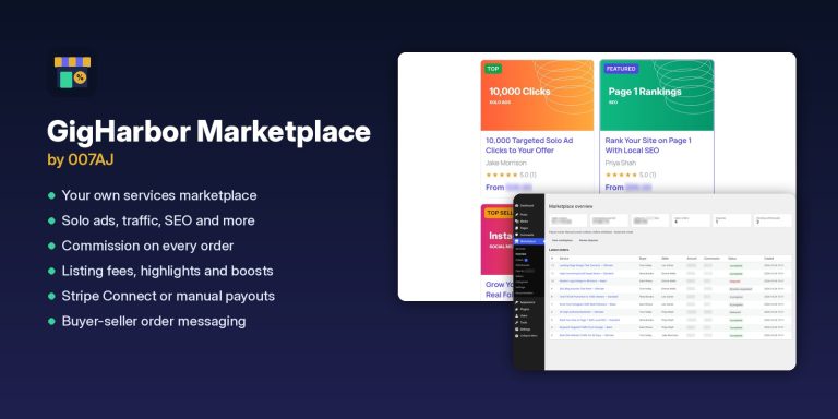 Professional WordPress Plugin to Launch a Freelance Gig Marketplace in Minutes
