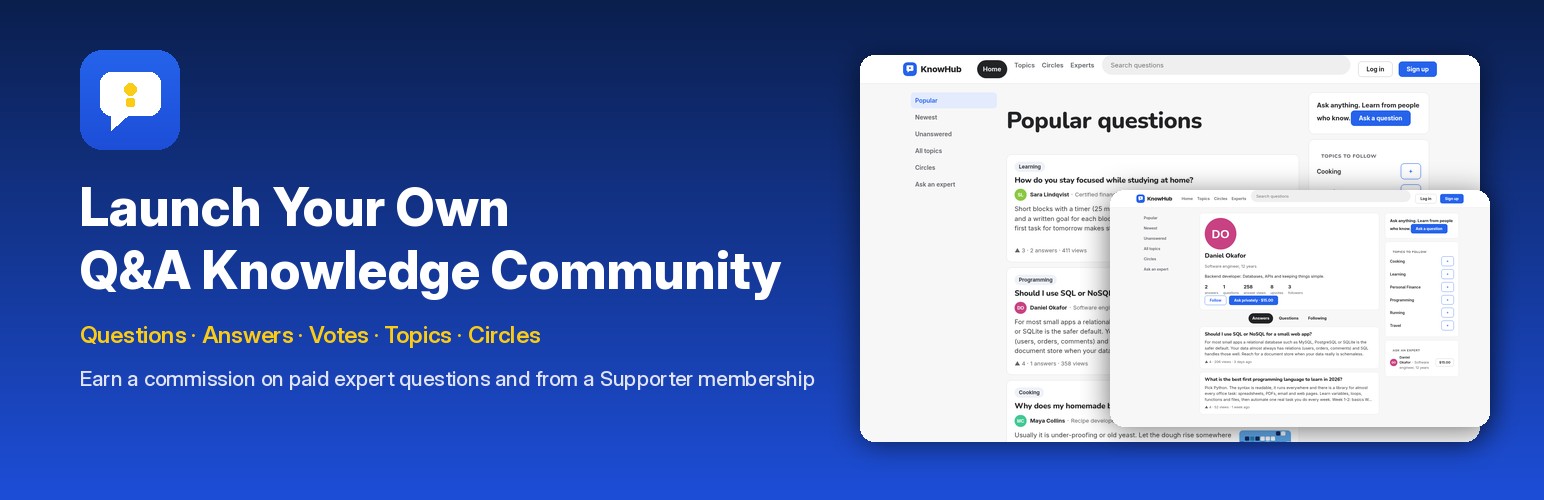 Launch your own Q&A knowledge community