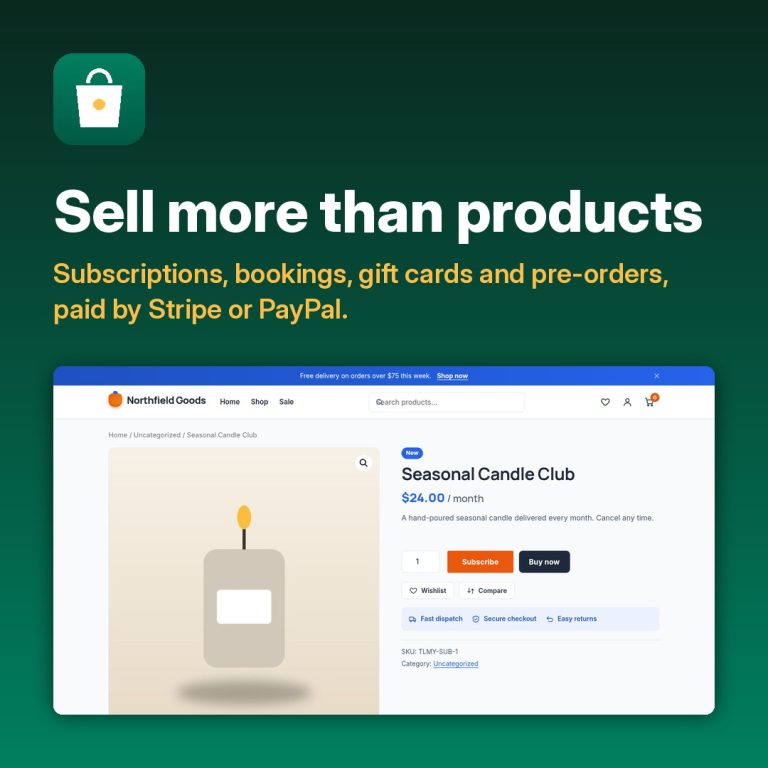 Shopify Clone Online Store Website for WordPress
